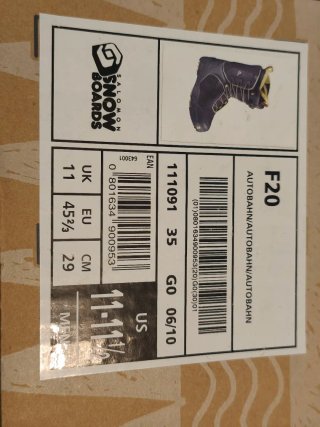 Botas Snowboard Salomon Talla 45