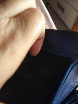 Billetera monedero tarjetero azul piel azul