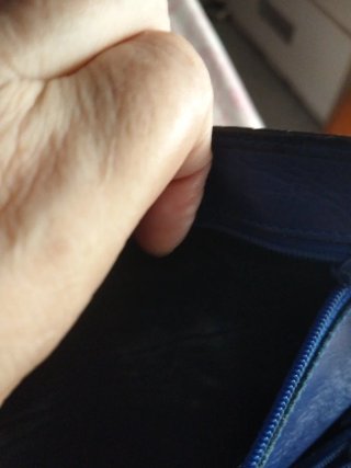 Billetera monedero tarjetero azul piel azul