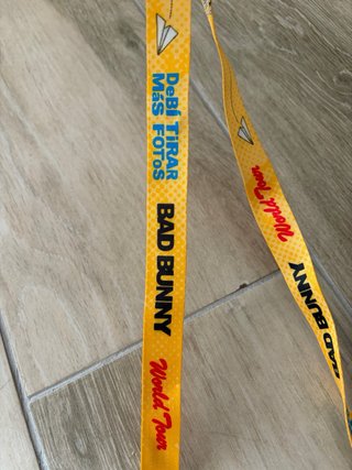 Lanyard Cámara Bad Bunny World Tour