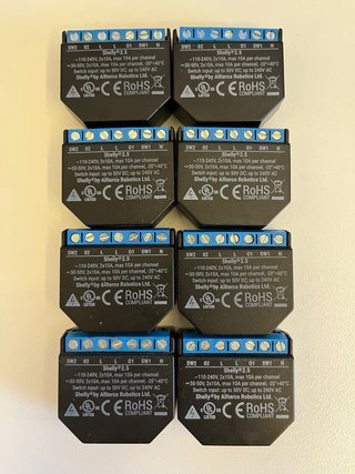 Shelly 2.5 - Módulos IoT (Pack 6 + 2 regalo)