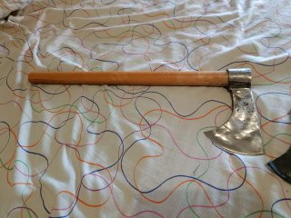 Réplica Hacha Vikinga Medieval