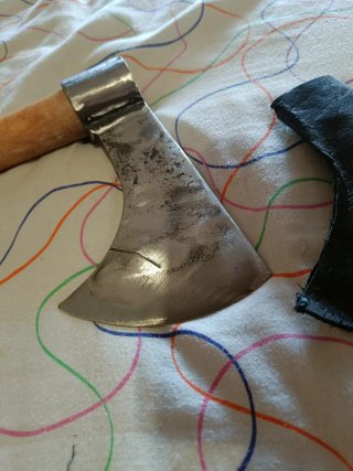 Réplica Hacha Vikinga Medieval