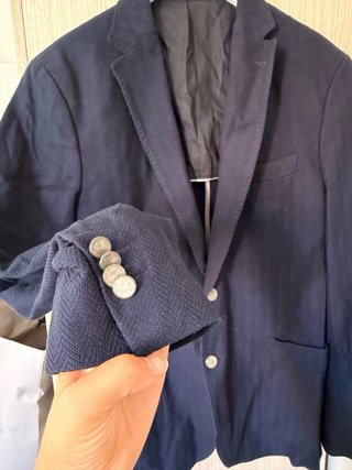 Blazer azul formal mango man