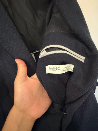 Blazer azul formal mango man