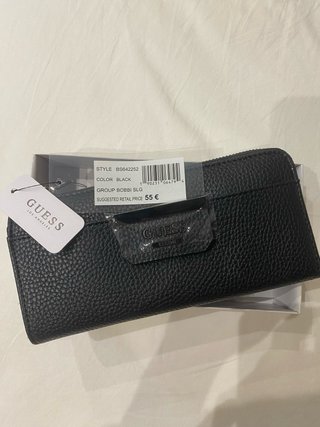 Portafoglio Guess nero