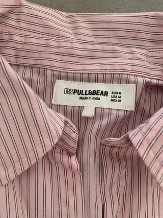 Blusa Pull&Bear rayas rosas talla M