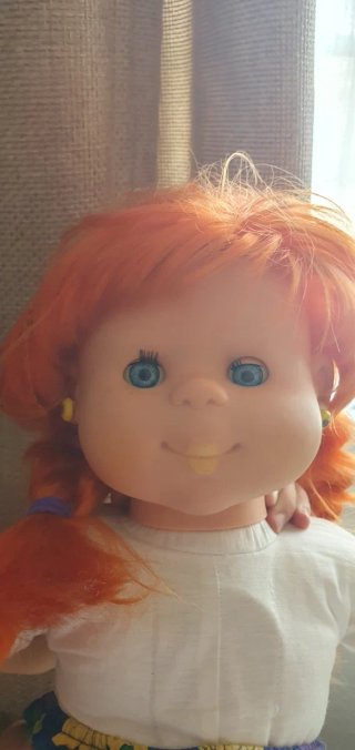 Muñeca Vintage Pelirroja Pocaspecas