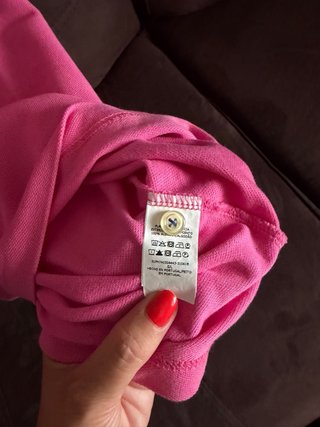 Polo rosa Purificación García Talla M