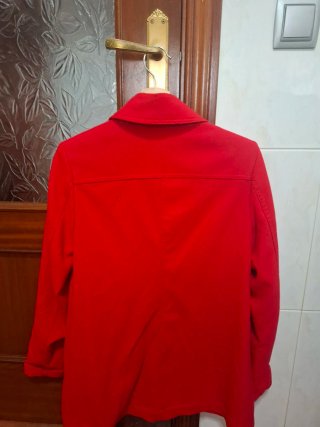 Chaqueta Stradivarius Roja Talla M