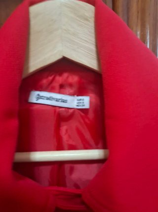 Chaqueta Stradivarius Roja Talla M