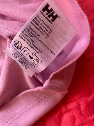 Camiseta Helly Hansen Mujer Rosa Talla XS