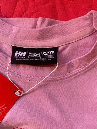 Camiseta Helly Hansen Mujer Rosa Talla XS