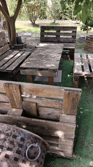 Conjunto de asientos de palets