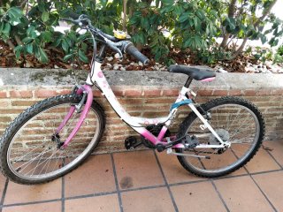 Bicicleta niña 24' rosa