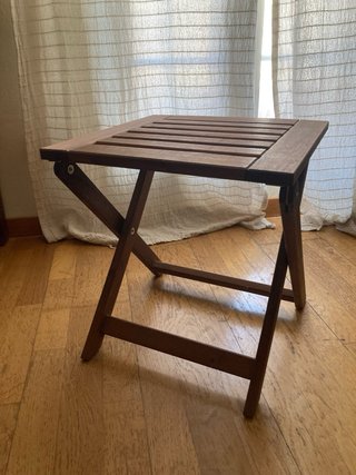 Taburete Madera Plegable Exterior