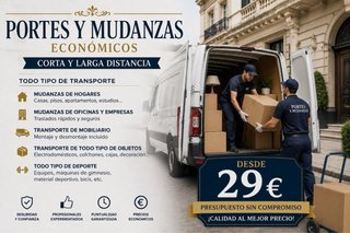 Portes y mudanzas