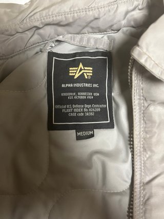 Chaqueta Alpha Industries Gris