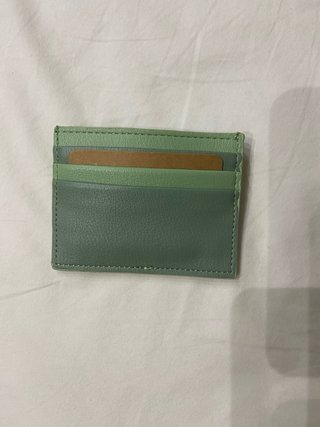 Portafoglio donna verde piu portacarte