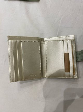 Portafoglio donna verde piu portacarte