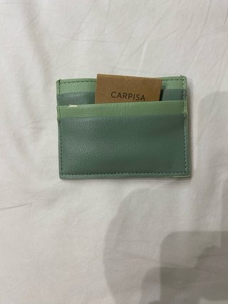 Portafoglio donna verde piu portacarte