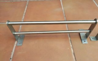 Toallero Ikea Grundtal Acero Inoxidable vintage