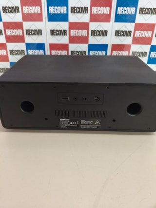 Sistema de sonido Sharp Tokyo con DAB+, Bluetooth y CD 60W negro