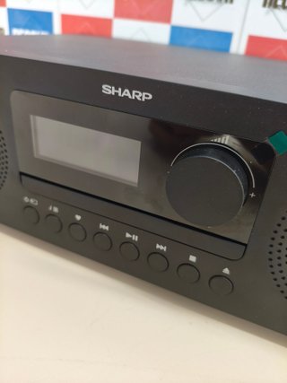 Sistema de sonido Sharp Tokyo con DAB+, Bluetooth y CD 60W negro