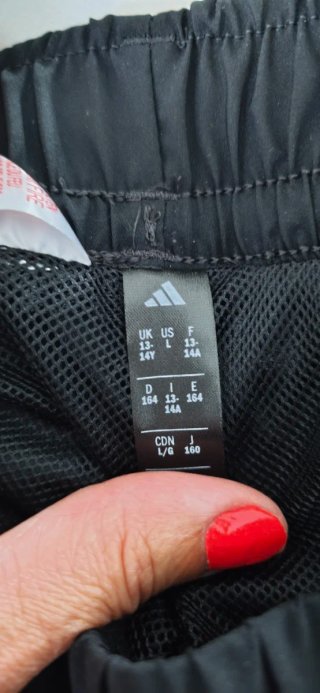 Pantalón corto Adidas niño negro