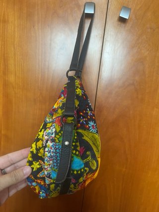 Bolso Luna Llena Boho Terciopelo Multicolor