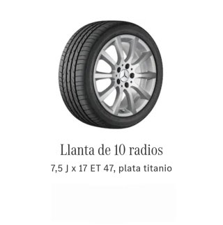 Llantas 17" Mercedes Originales