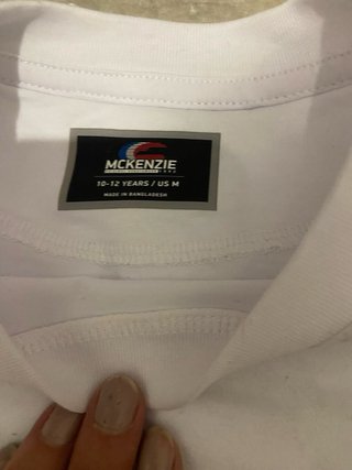 Camiseta McKenzie Blanca Talla 10-12