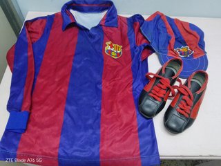 FC Barcelona 1970 Camiseta, Gorra y Botas