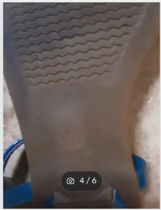 Sandalias planas Marypaz 38, dedo azul, muy nuevas