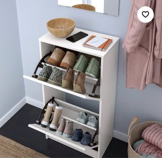 Mueble Zapatero IKEA BISSA Blanco