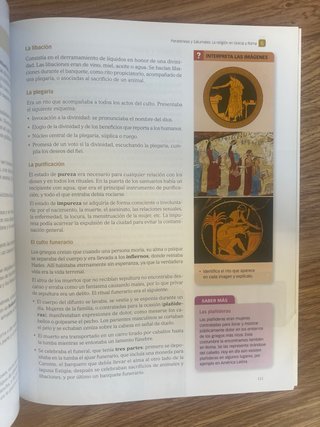 Libro de cultura clásica de cuarto de la ESO