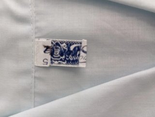 Camicia da notte vintage azzurra.