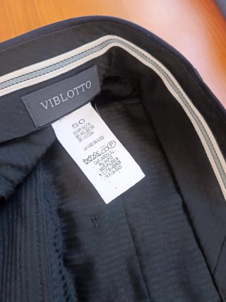 Traje de caballero azul