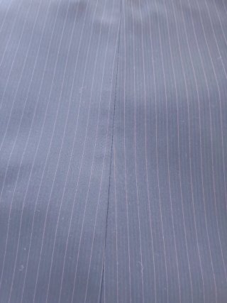 Traje de caballero azul