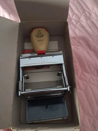 Sello Automático Metal Trodat 4204 Vintage