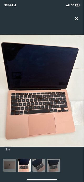 MacBook Air Retina 13 2020 Oro Rosa