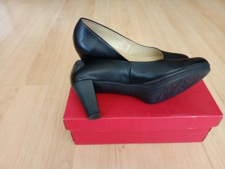 Zapatos de salón Wonders piel negros