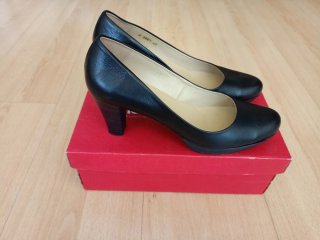 Zapatos de salón Wonders piel negros
