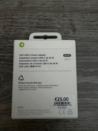 Adaptador Apple USB-C 20W