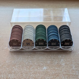 100 fichas de Poker con estuche