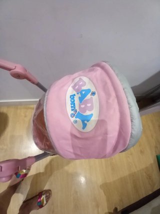 Carrito Gemelar Baby Born Rosa