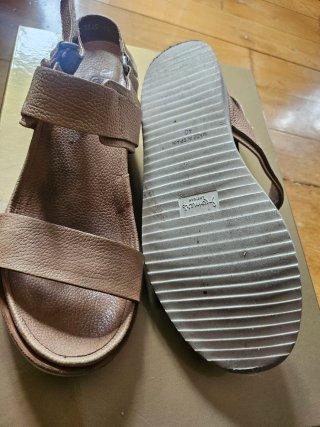 Sandalias Homers beises Piel Talla 40