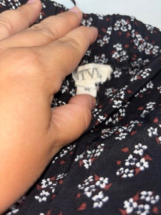 Falda larga estampada T.46