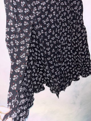 Falda larga estampada T.46