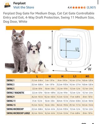 Puerta para mascotas Ferplast Microchip